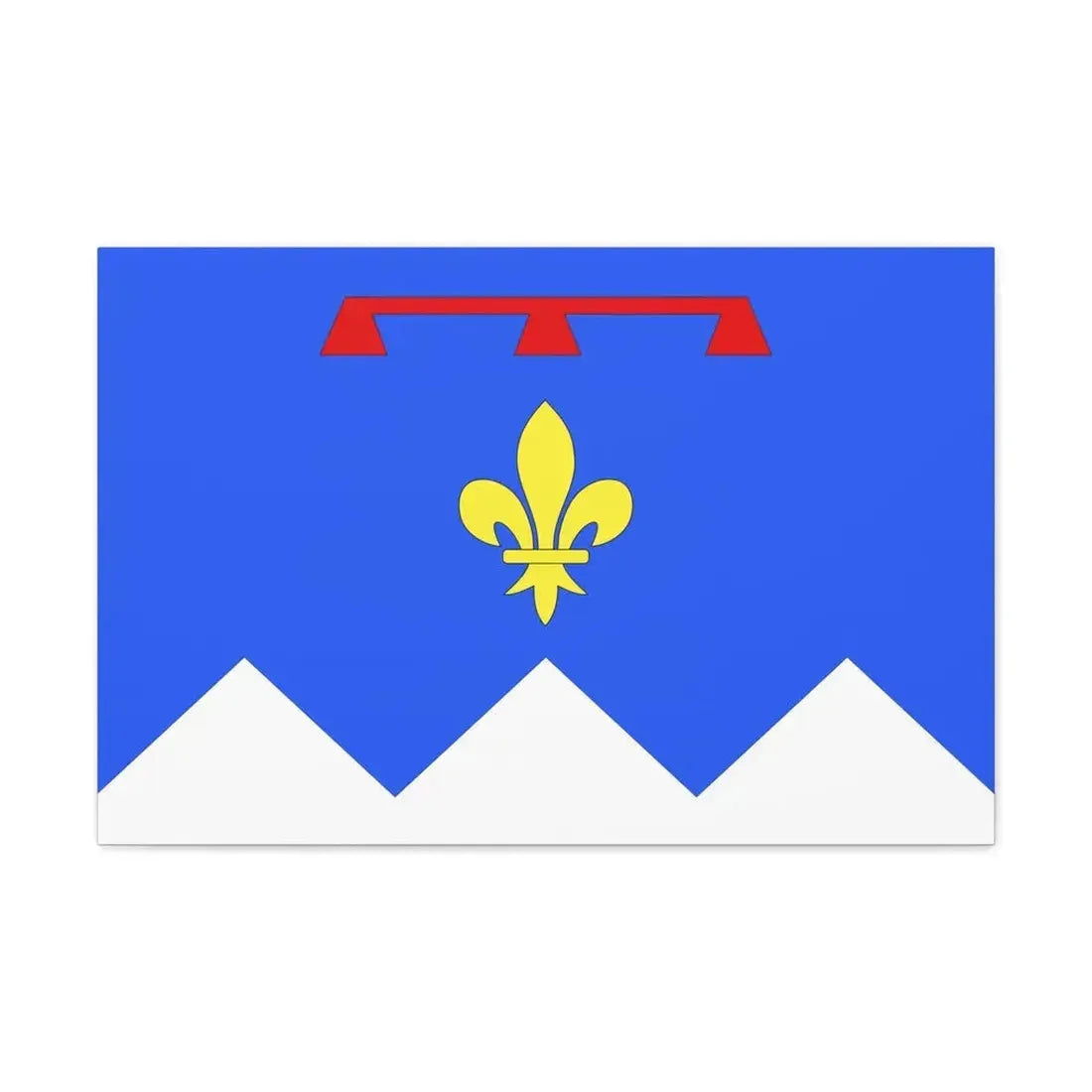Flag of Alpes de Haute Provence France 2 - Canvas Wall Art 30" x 20" 1.25" - The Sticker Space
