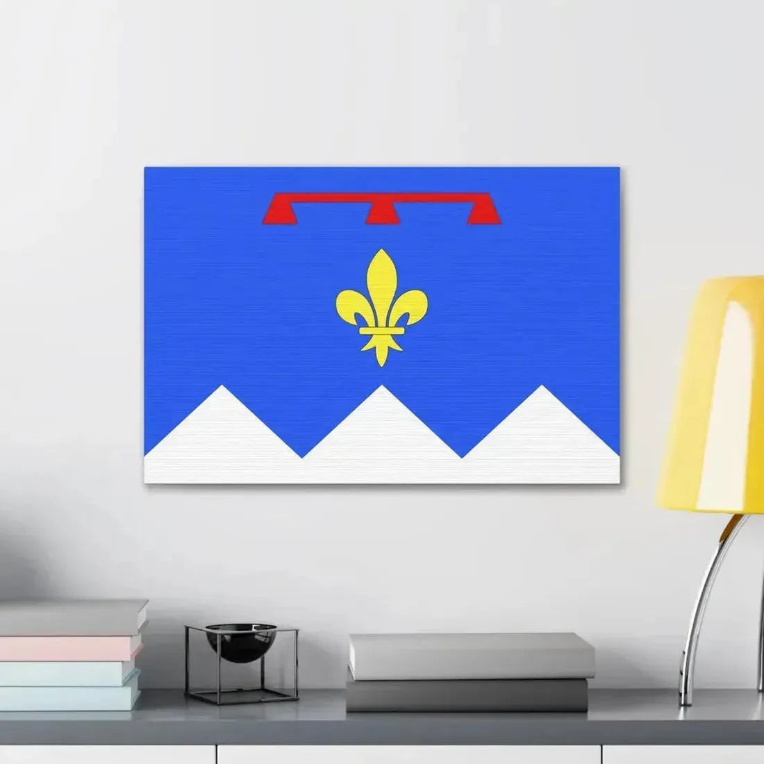 Flag of Alpes de Haute Provence France 2 - Canvas Wall Art - The Sticker Space