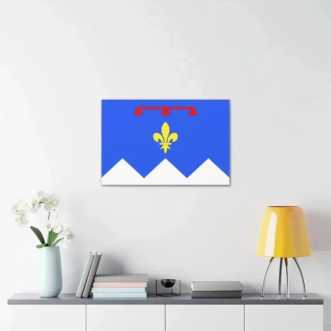 Flag of Alpes de Haute Provence France 2 - Canvas Wall Art - The Sticker Space