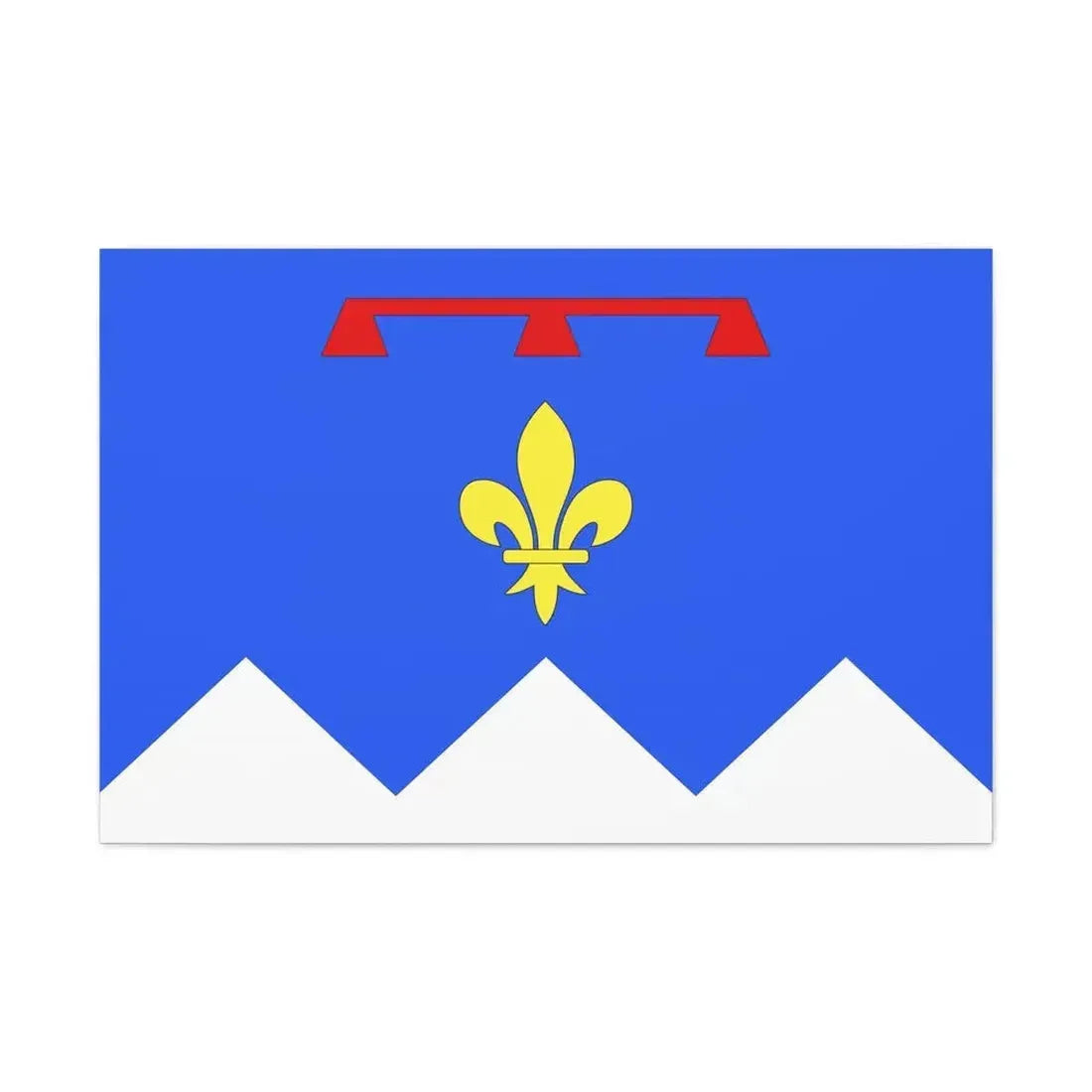 Flag of Alpes de Haute Provence France 2 - Canvas Wall Art - The Sticker Space