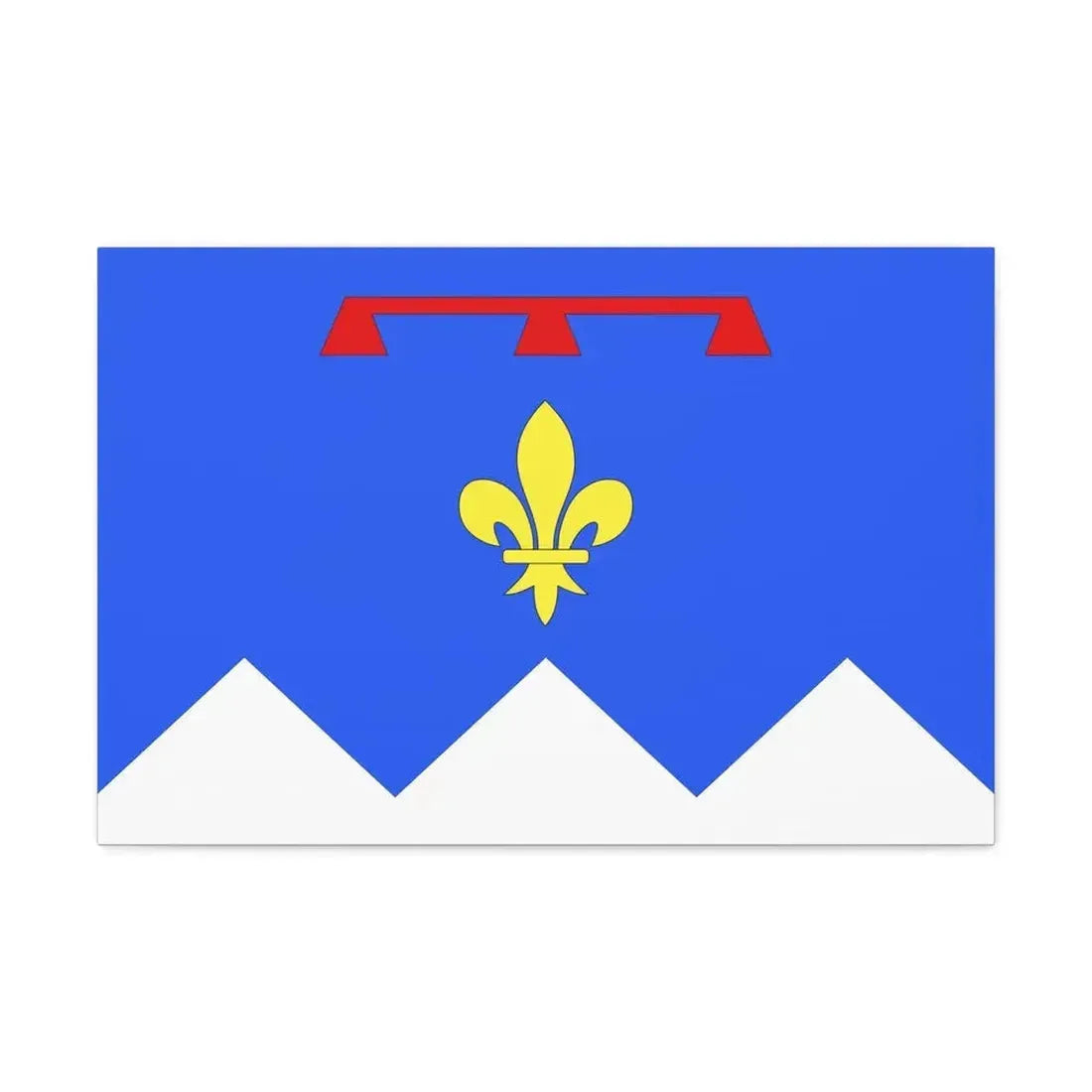 Flag of Alpes de Haute Provence France 2 - Canvas Wall Art - The Sticker Space