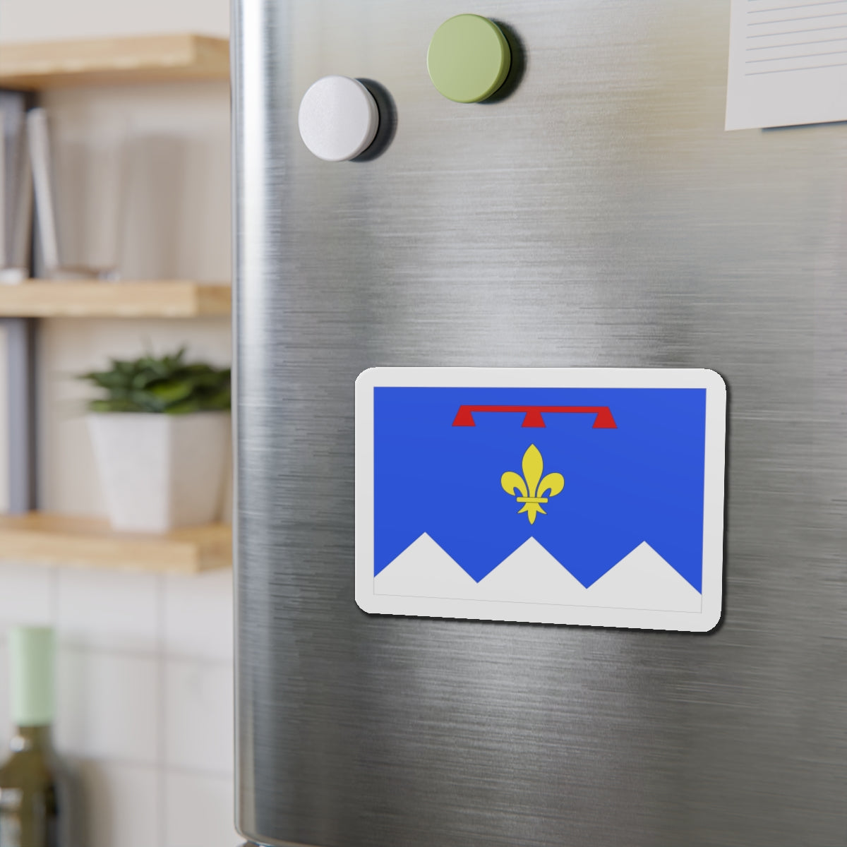 Flag of Alpes de Haute Provence France 2 - Die-Cut Magnet-The Sticker Space