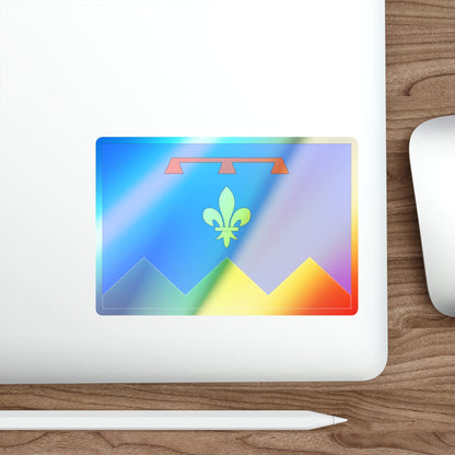 Flag of Alpes de Haute Provence France 2 Holographic STICKER Die-Cut Vinyl Decal-The Sticker Space