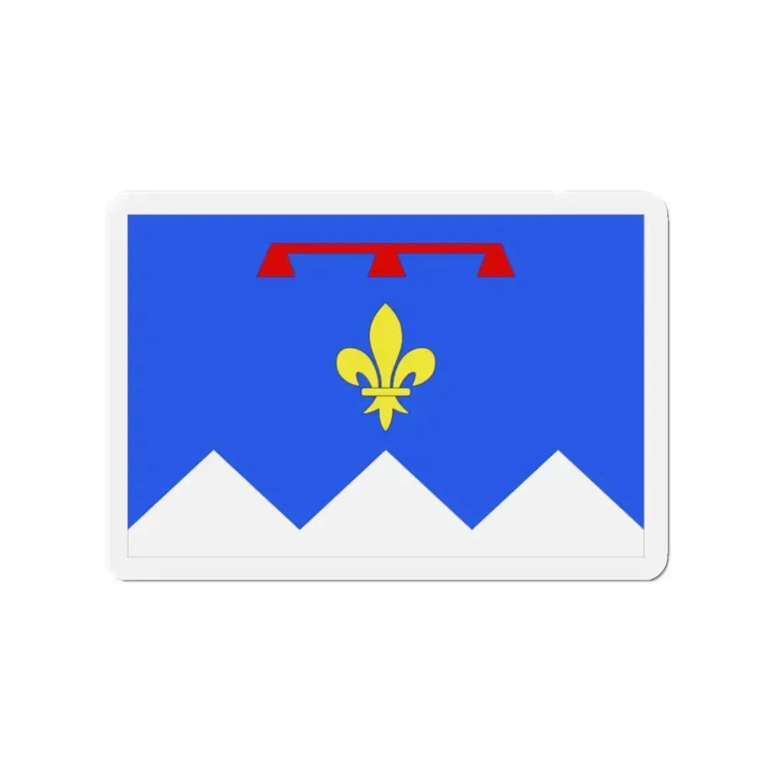 Flag of Alpes de Haute Provence France 2 - Refrigerator Magnet 2 Inch - The Sticker Space