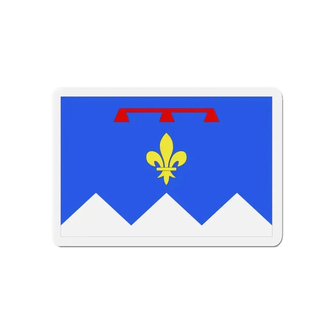 Flag of Alpes de Haute Provence France 2 - Refrigerator Magnet 3 Inch - The Sticker Space