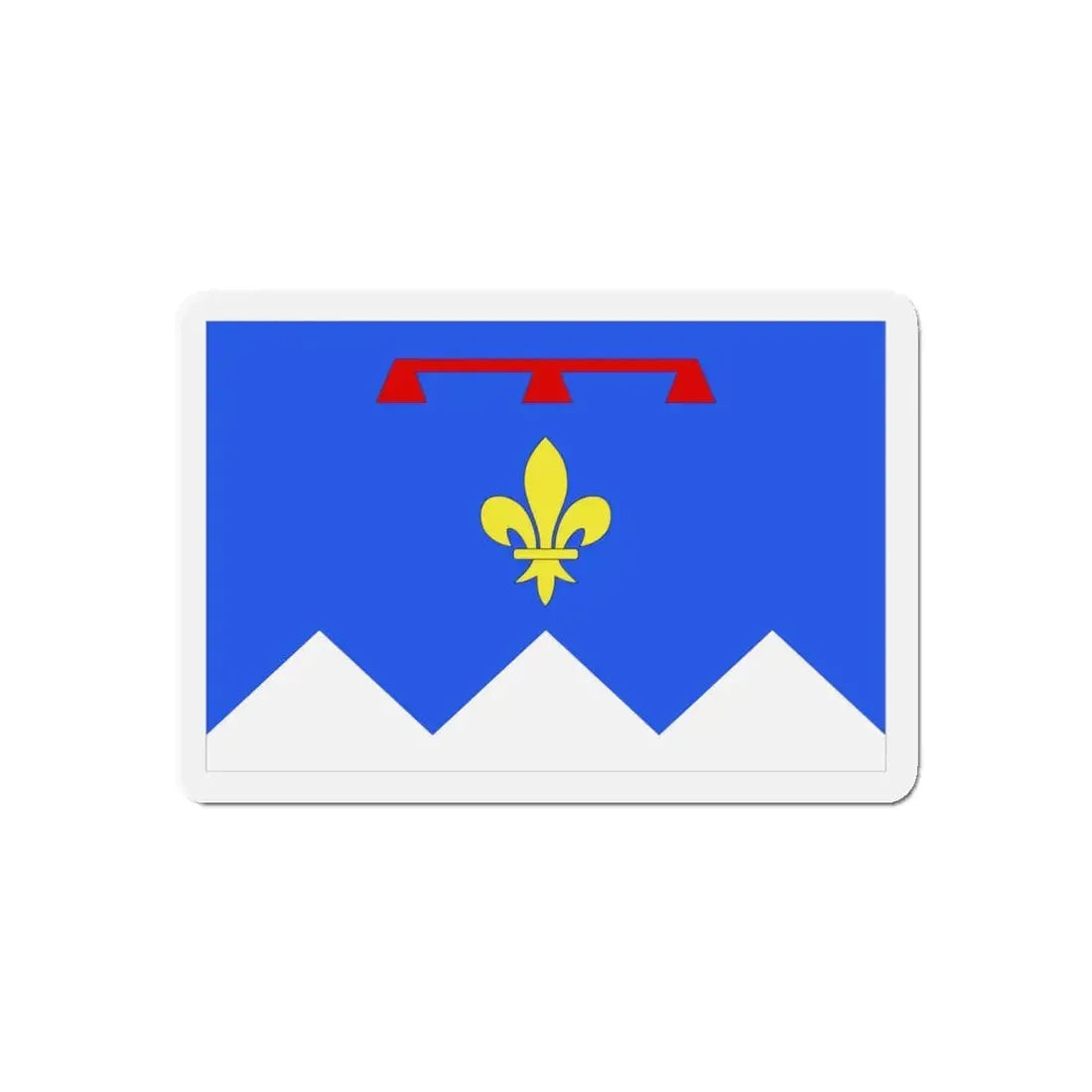 Flag of Alpes de Haute Provence France 2 - Refrigerator Magnet 4 Inch - The Sticker Space