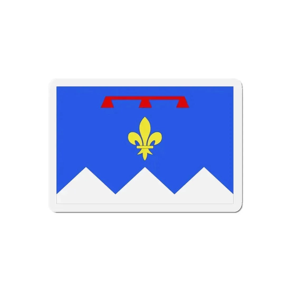 Flag of Alpes de Haute Provence France 2 - Refrigerator Magnet 5 Inch - The Sticker Space