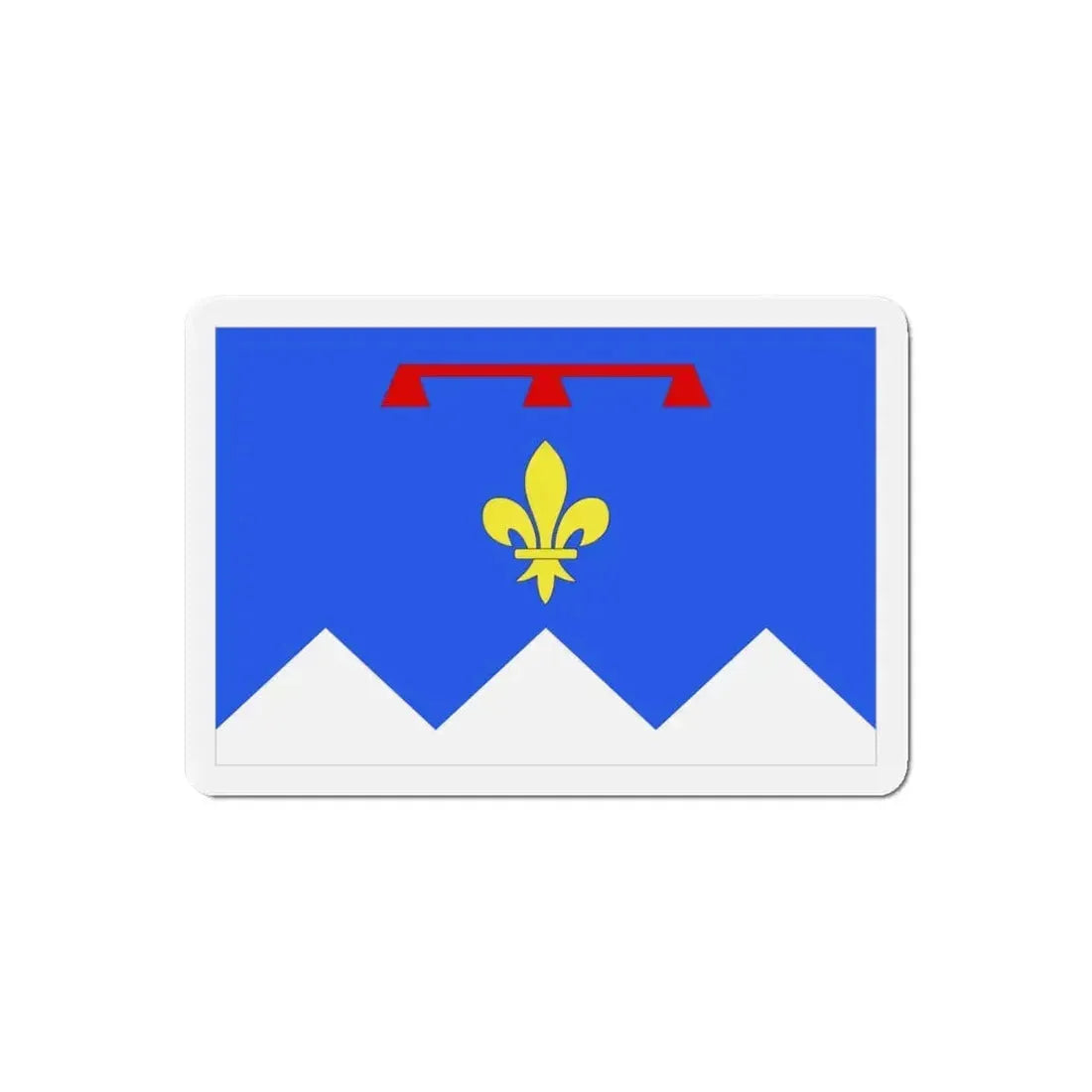 Flag of Alpes de Haute Provence France 2 - Refrigerator Magnet 6 Inch - The Sticker Space