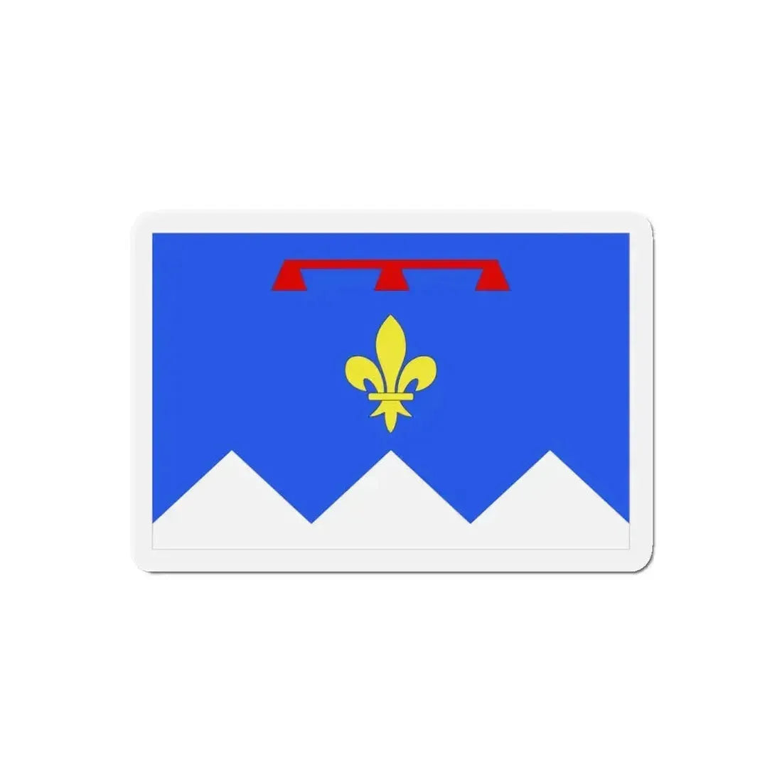 Flag of Alpes de Haute Provence France 2 - Refrigerator Magnet - The Sticker Space