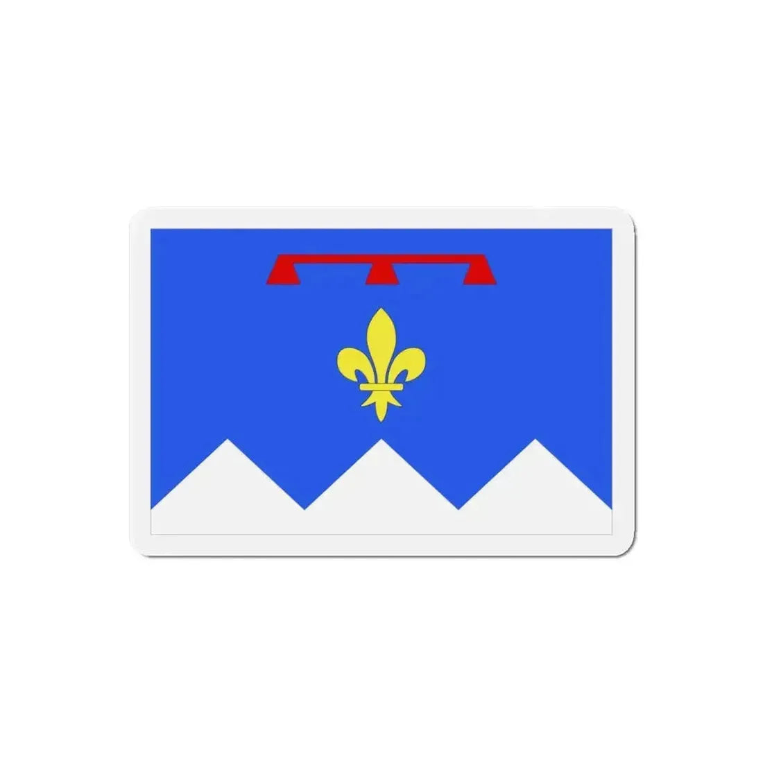 Flag of Alpes de Haute Provence France 2 - Refrigerator Magnet - The Sticker Space