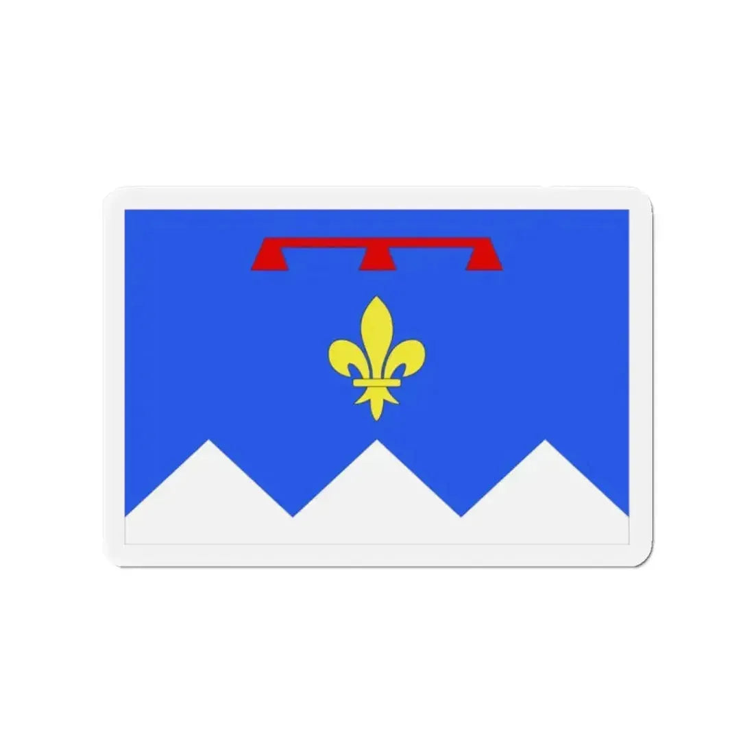 Flag of Alpes de Haute Provence France 2 - Refrigerator Magnet - The Sticker Space