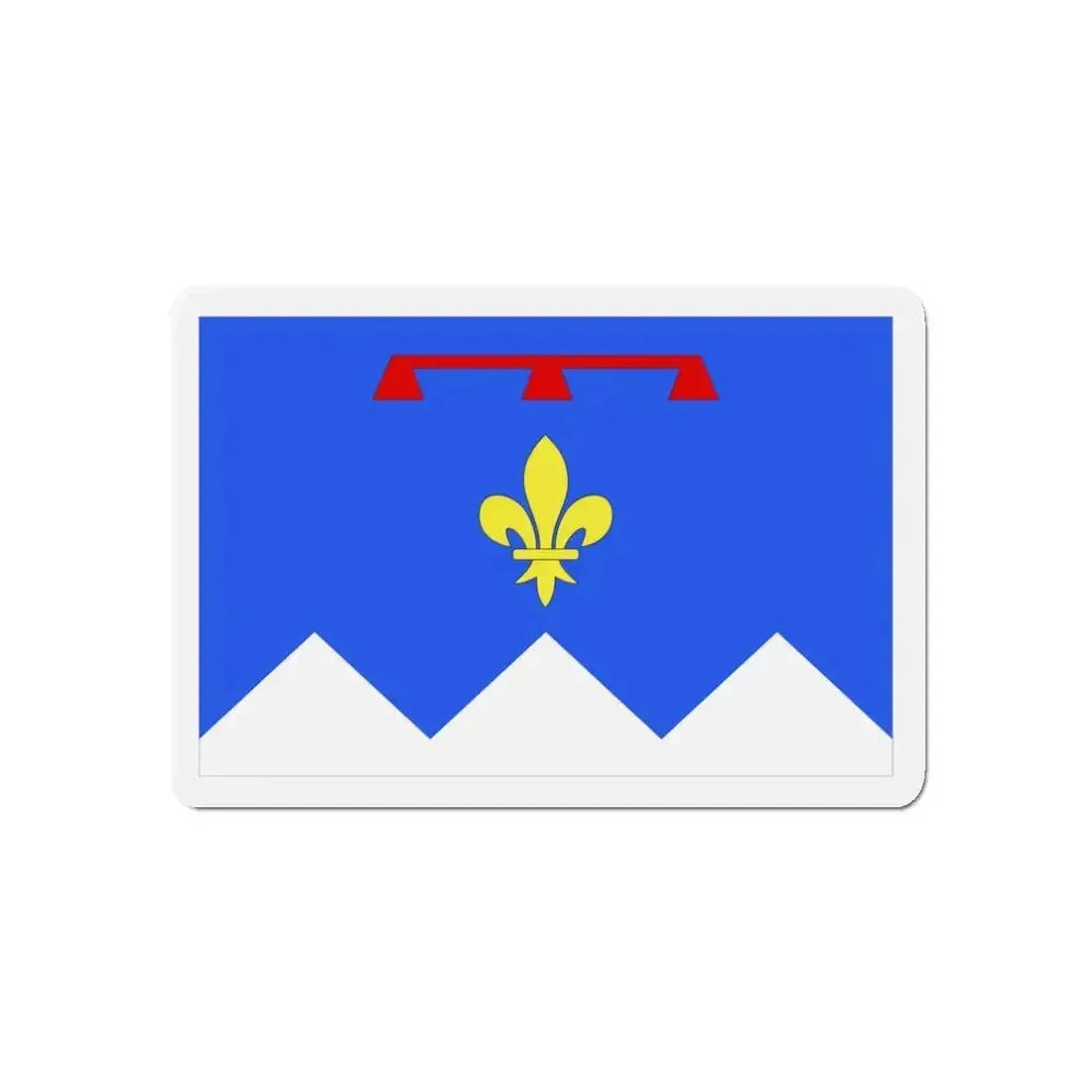 Flag of Alpes de Haute Provence France 2 - Refrigerator Magnet - The Sticker Space