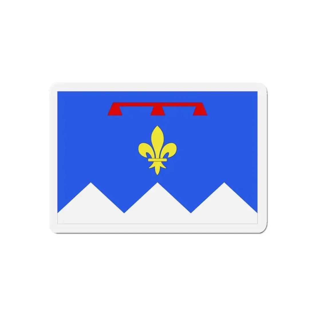 Flag of Alpes de Haute Provence France 2 - Refrigerator Magnet - The Sticker Space