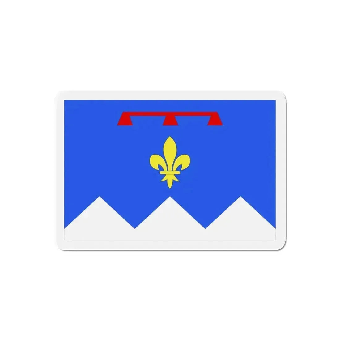 Flag of Alpes de Haute Provence France 2 - Refrigerator Magnet - The Sticker Space