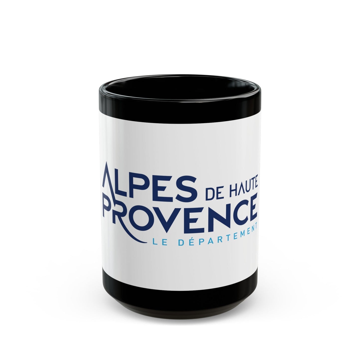 Flag of Alpes de Haute Provence France - Black Coffee Mug-15oz-The Sticker Space