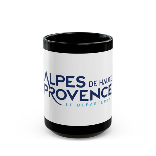 Flag of Alpes de Haute Provence France - Black Coffee Mug-15oz-The Sticker Space