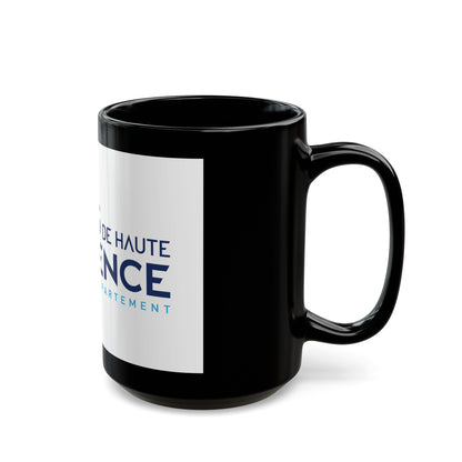 Flag of Alpes de Haute Provence France - Black Coffee Mug-The Sticker Space