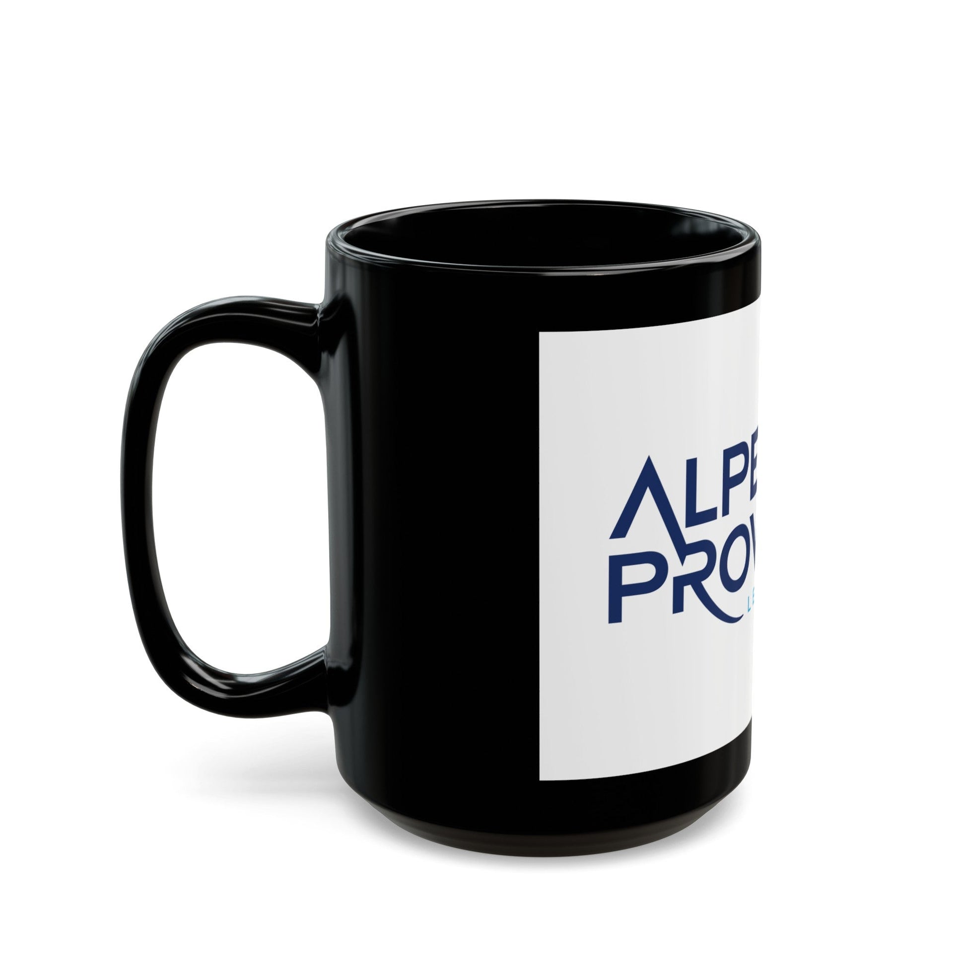 Flag of Alpes de Haute Provence France - Black Coffee Mug-The Sticker Space