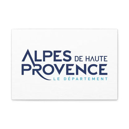 Flag of Alpes de Haute Provence France - Canvas Wall Art 18″ x 12″ 1.25" - The Sticker Space