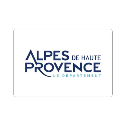 Flag of Alpes de Haute Provence France - STICKER Vinyl Kiss-Cut Decal 2 Inch White - The Sticker Space