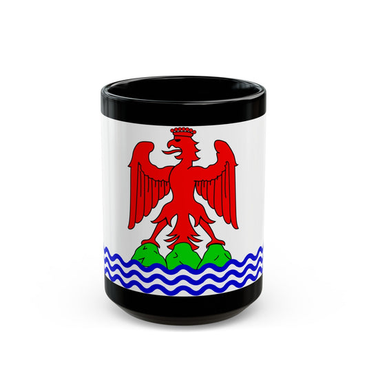 Flag of Alpes Maritimes France 2 - Black Coffee Mug-15oz-The Sticker Space