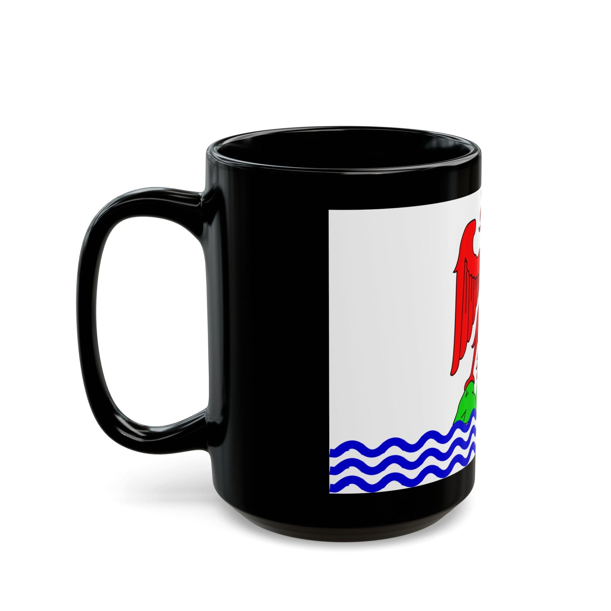 Flag of Alpes Maritimes France 2 - Black Coffee Mug-The Sticker Space