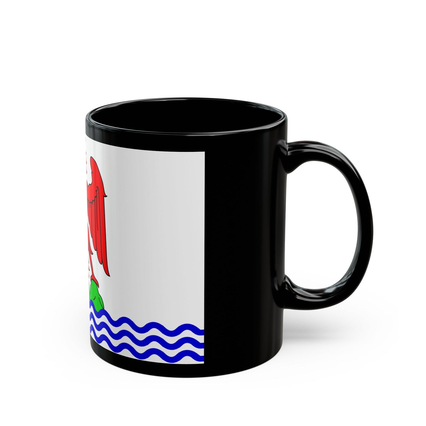 Flag of Alpes Maritimes France 2 - Black Coffee Mug-The Sticker Space