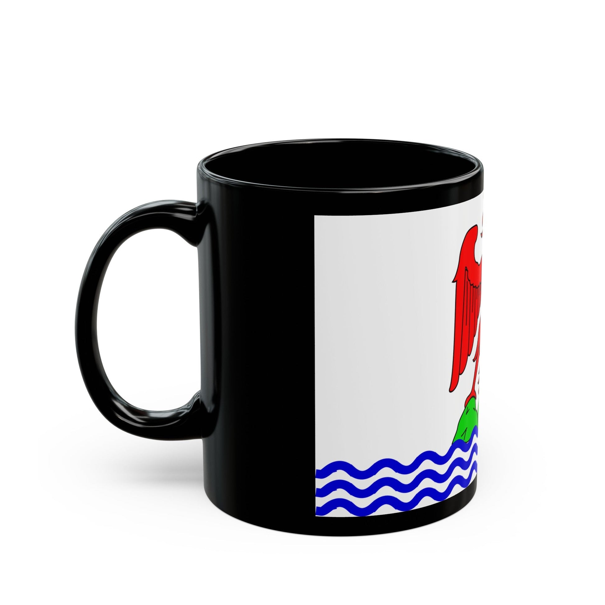 Flag of Alpes Maritimes France 2 - Black Coffee Mug-The Sticker Space