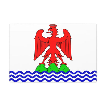 Flag of Alpes Maritimes France 2 - Canvas Wall Art 30" x 20" 1.25" - The Sticker Space