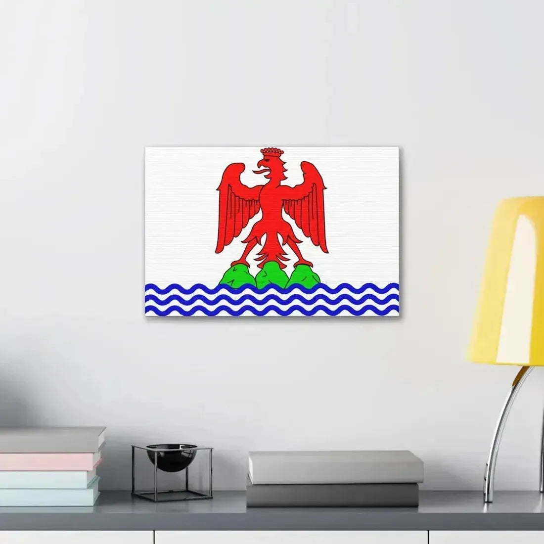 Flag of Alpes Maritimes France 2 - Canvas Wall Art - The Sticker Space