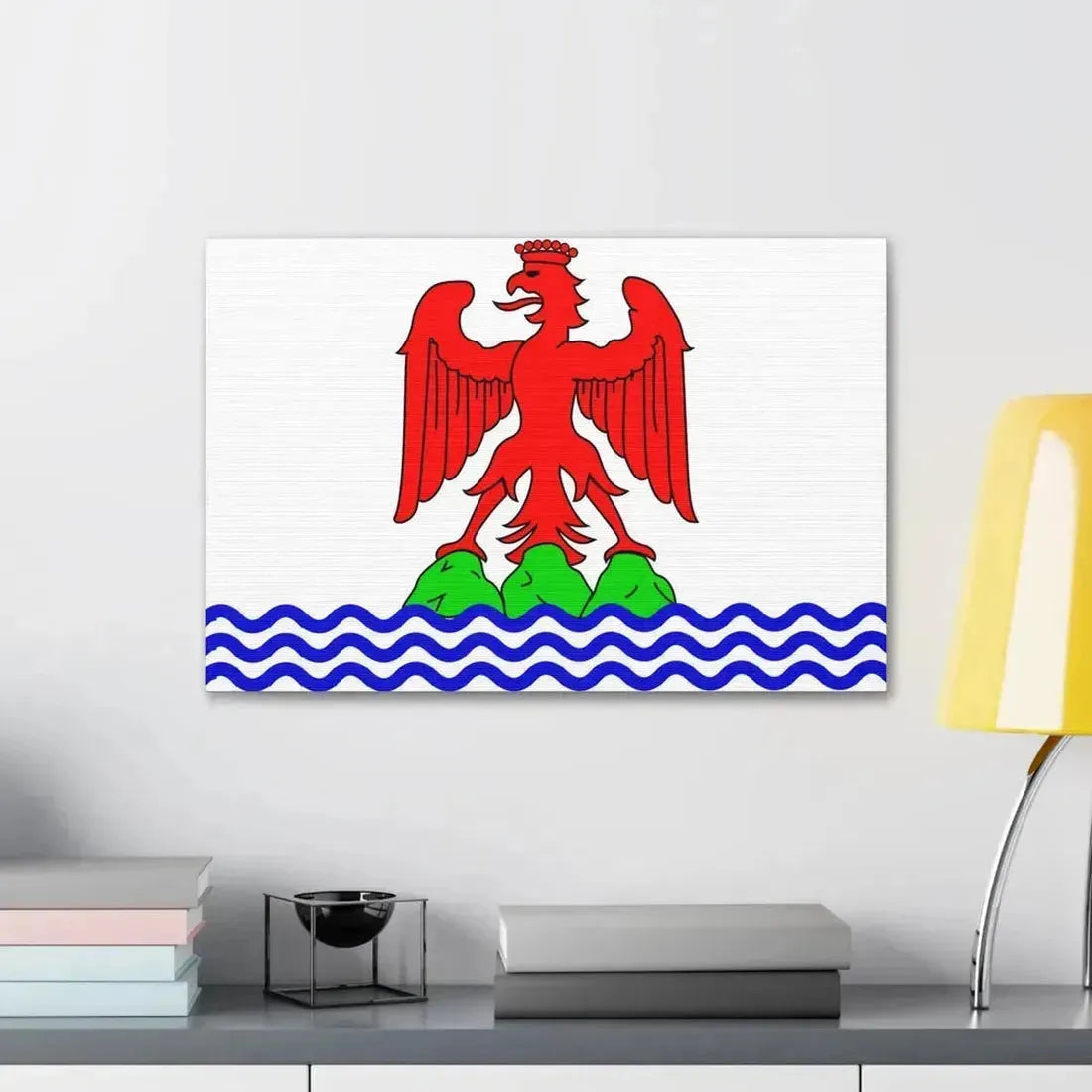 Flag of Alpes Maritimes France 2 - Canvas Wall Art - The Sticker Space
