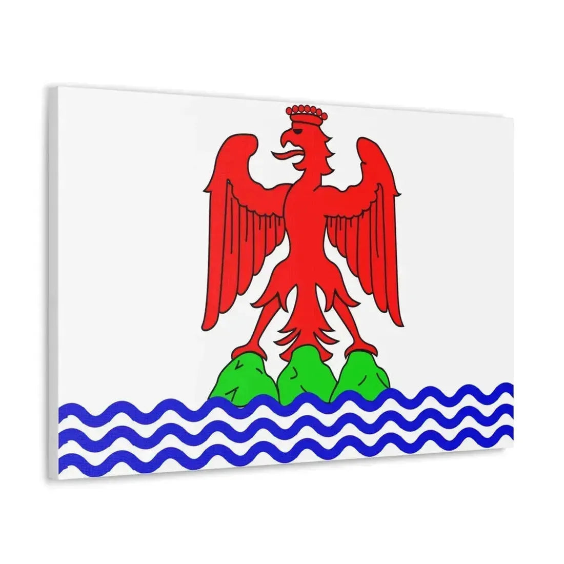 Flag of Alpes Maritimes France 2 - Canvas Wall Art - The Sticker Space
