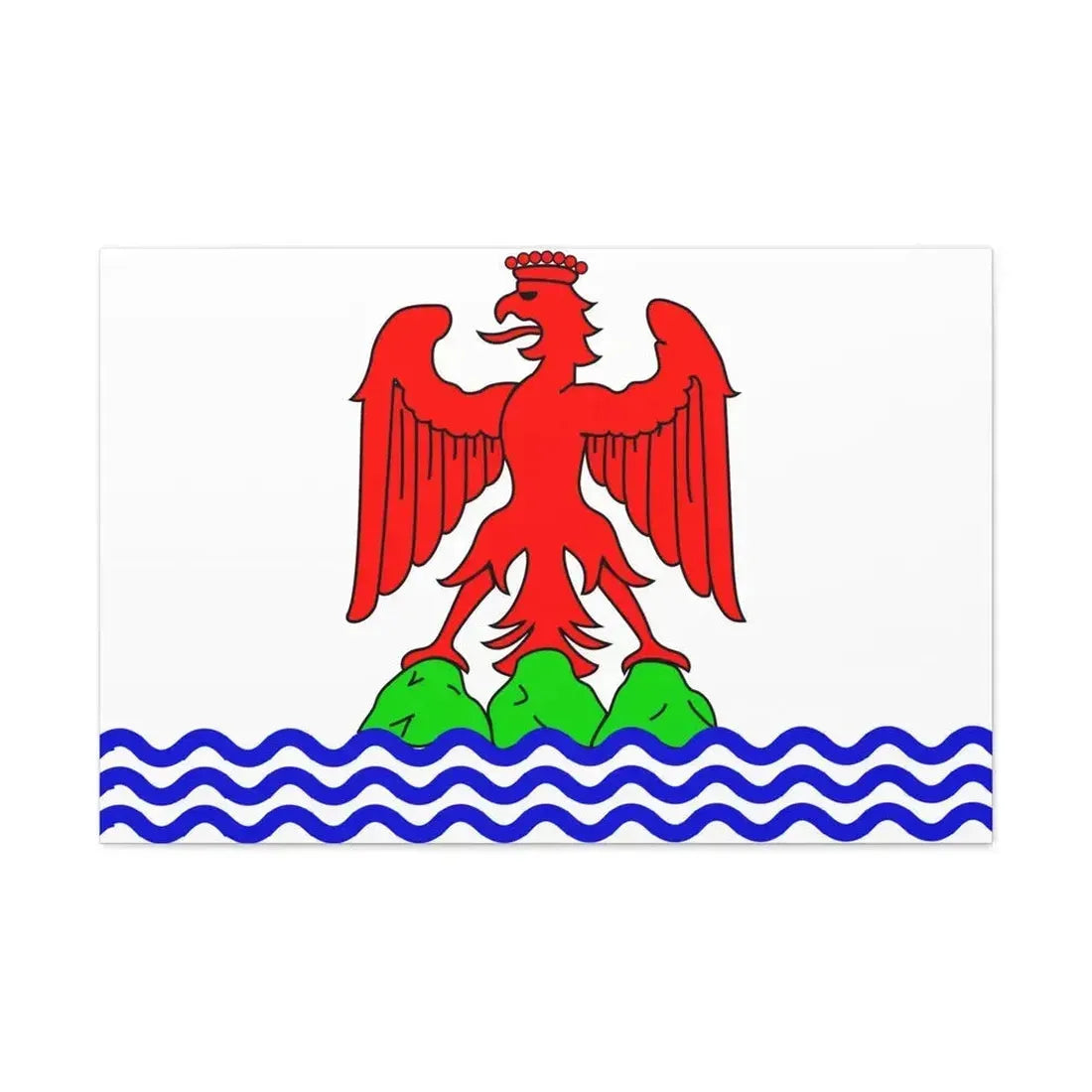 Flag of Alpes Maritimes France 2 - Canvas Wall Art - The Sticker Space