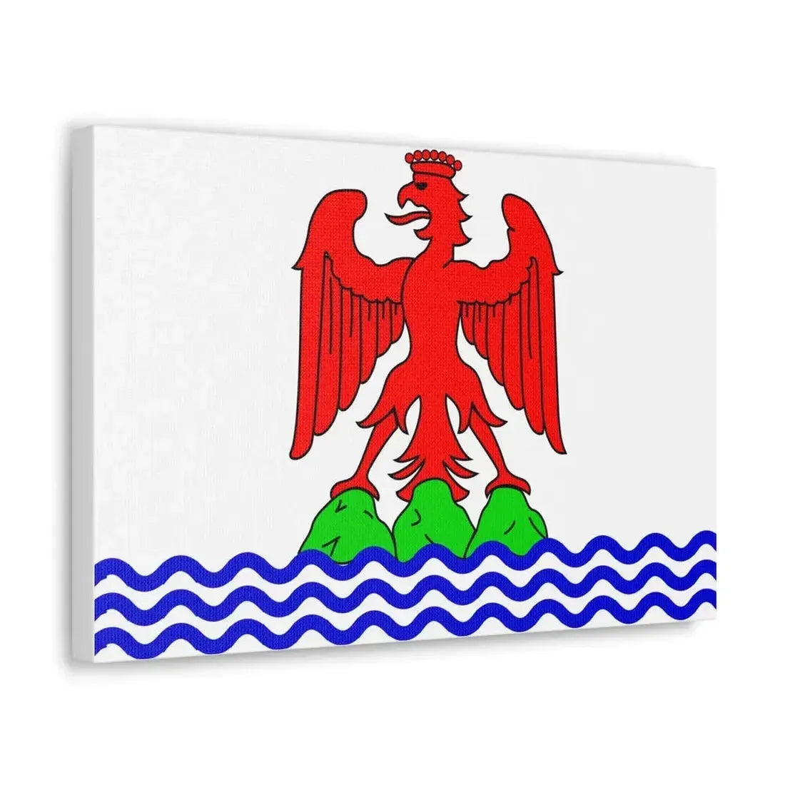 Flag of Alpes Maritimes France 2 - Canvas Wall Art - The Sticker Space