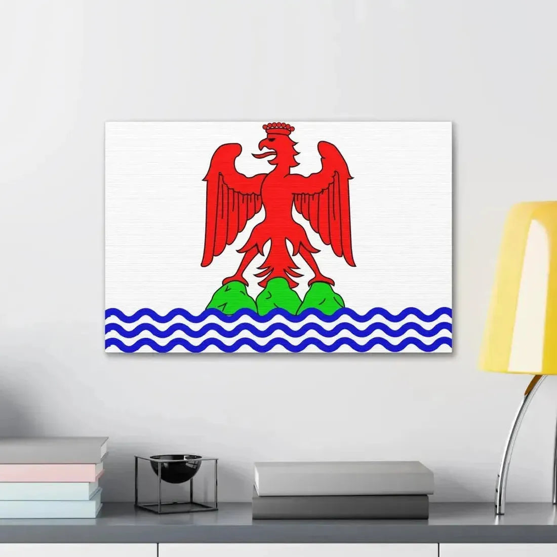 Flag of Alpes Maritimes France 2 - Canvas Wall Art - The Sticker Space