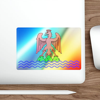 Flag of Alpes Maritimes France 2 Holographic STICKER Die-Cut Vinyl Decal-The Sticker Space