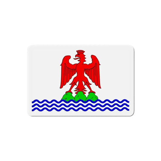 Flag of Alpes Maritimes France 2 - Refrigerator Magnet 6 Inch - The Sticker Space