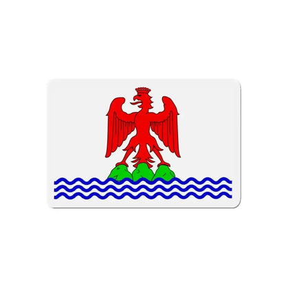 Flag of Alpes Maritimes France 2 - Refrigerator Magnet - The Sticker Space