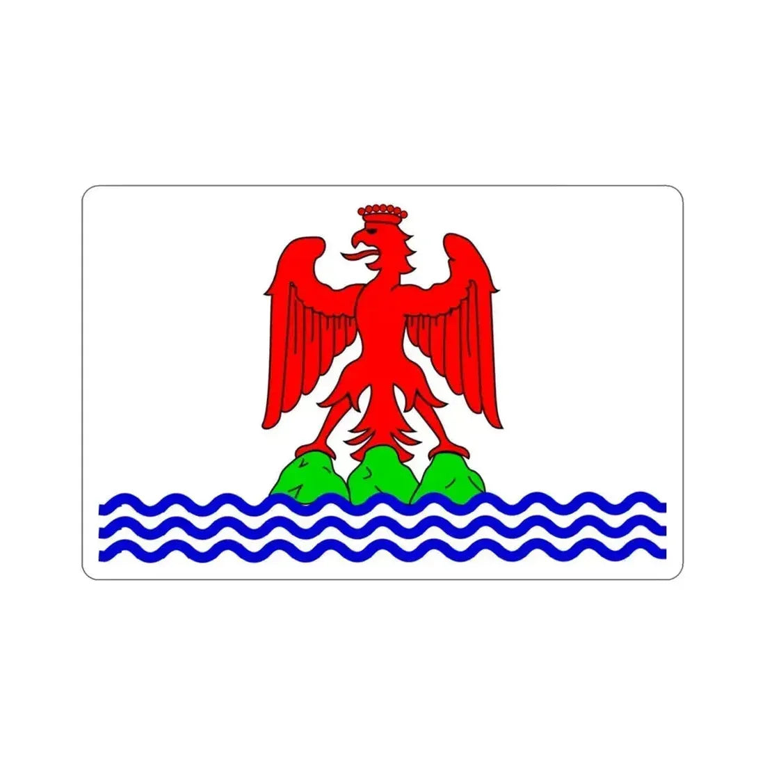 Flag of Alpes Maritimes France 2 STICKER Vinyl Die-Cut Decal 3 Inch - The Sticker Space