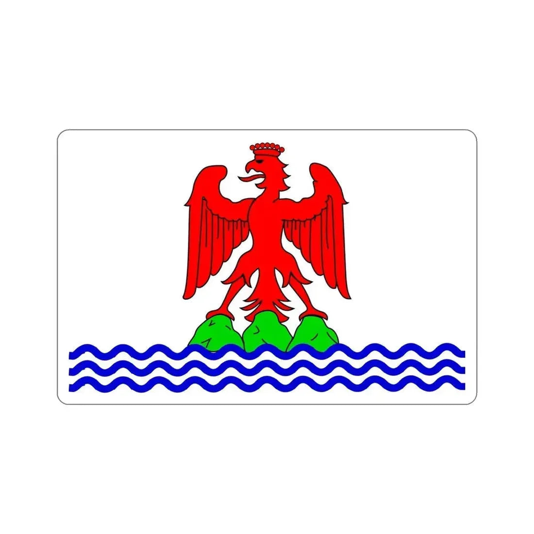 Flag of Alpes Maritimes France 2 STICKER Vinyl Die-Cut Decal 6 Inch - The Sticker Space