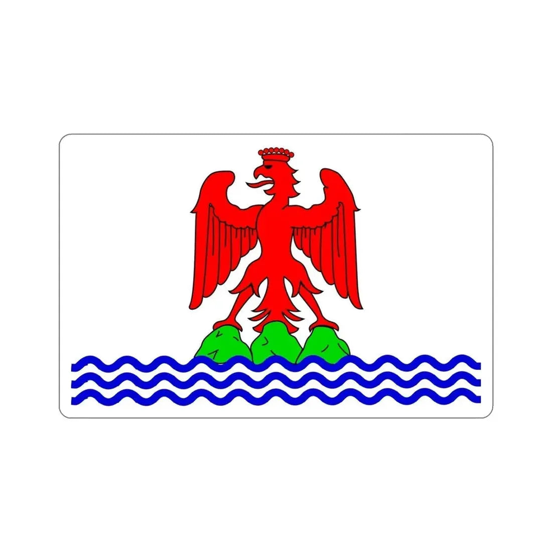 Flag of Alpes Maritimes France 2 STICKER Vinyl Die-Cut Decal - The Sticker Space