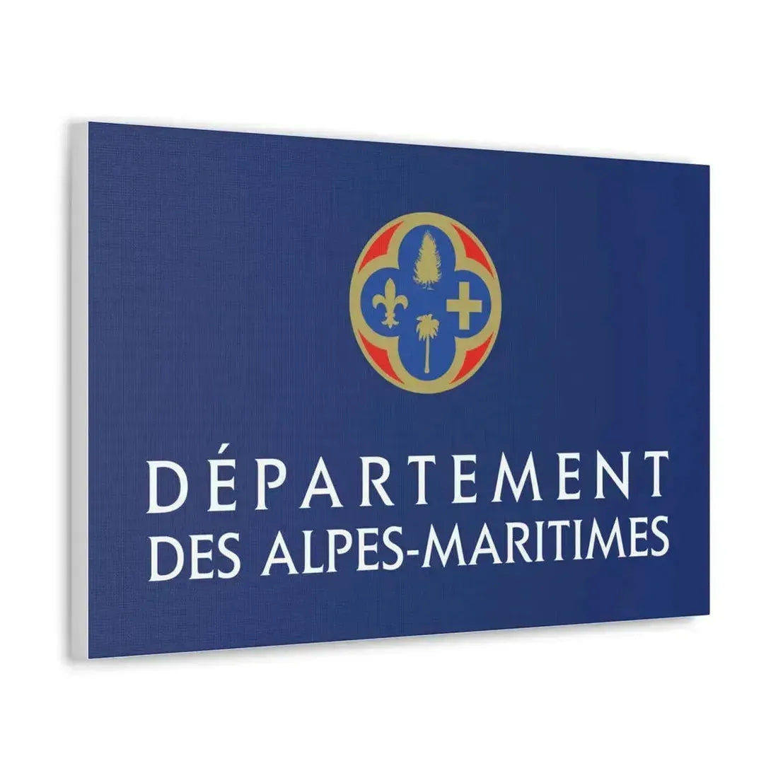 Flag of Alpes Maritimes France - Canvas Wall Art - The Sticker Space