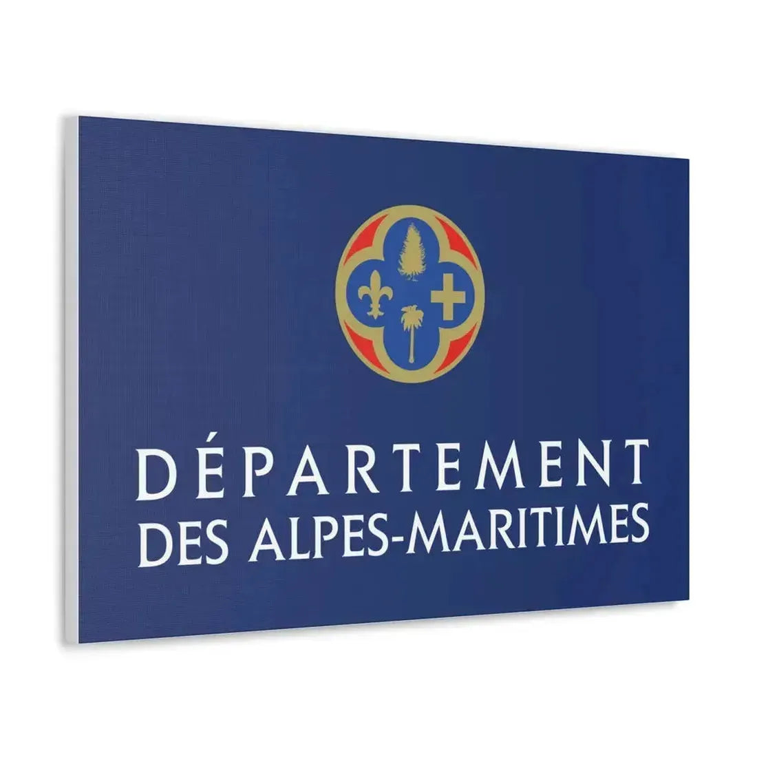Flag of Alpes Maritimes France - Canvas Wall Art - The Sticker Space