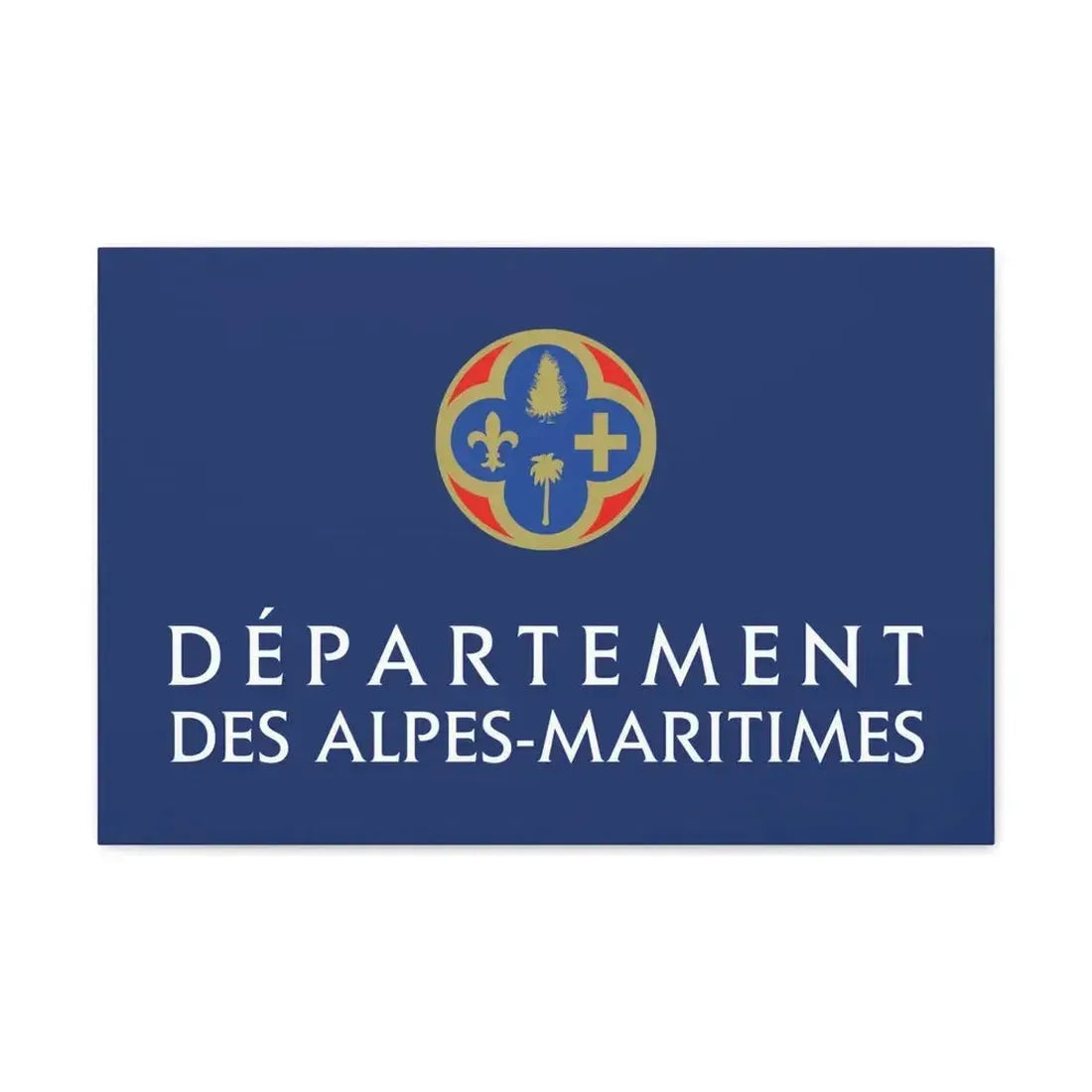 Flag of Alpes Maritimes France - Canvas Wall Art - The Sticker Space