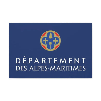 Flag of Alpes Maritimes France - Canvas Wall Art - The Sticker Space