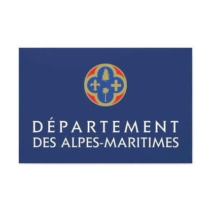 Flag of Alpes Maritimes France - Canvas Wall Art - The Sticker Space