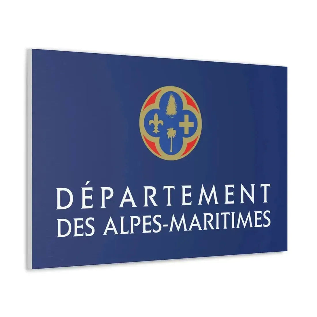 Flag of Alpes Maritimes France - Canvas Wall Art - The Sticker Space