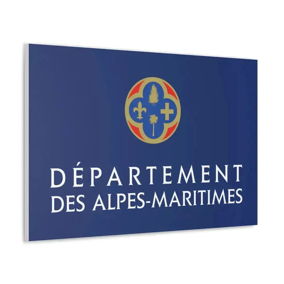Flag of Alpes Maritimes France - Canvas Wall Art - The Sticker Space