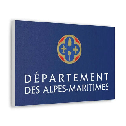 Flag of Alpes Maritimes France - Canvas Wall Art - The Sticker Space