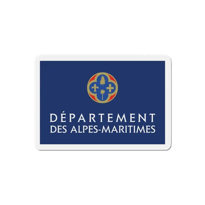 Flag of Alpes Maritimes France - Refrigerator Magnet 5 Inch - The Sticker Space